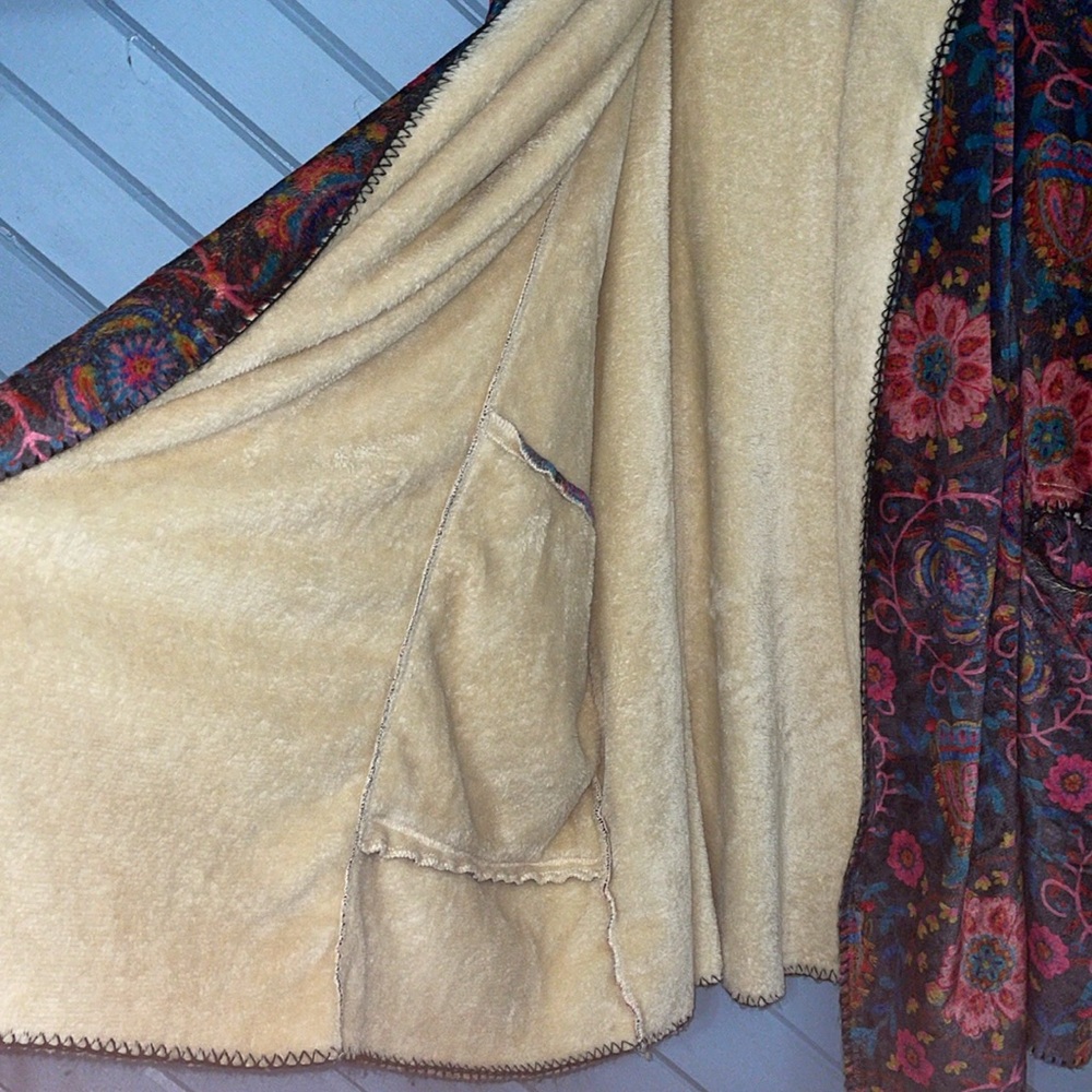 NATURAL LIFE Floral Hooded Cardigan - Multicolor - Picture 5 of 9